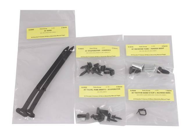 FASTENER KIT, A/C, Forward of Firewall, Concours Correct