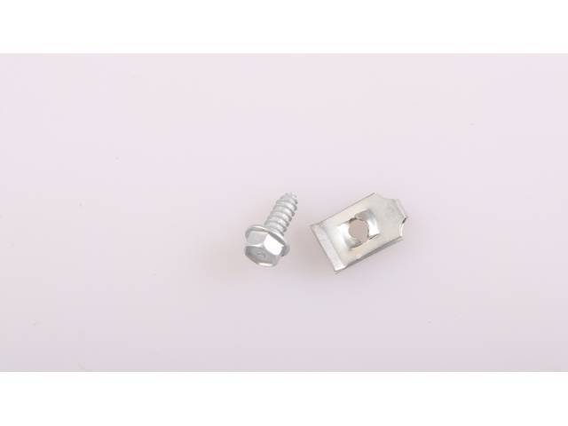 Dash Speaker Fastener Kit, 2-pc OE Correct AMK Products reproduction for (64-65)