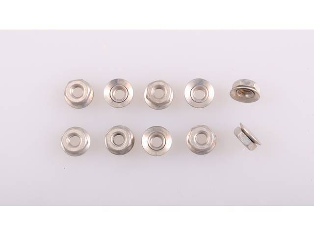 Dash Stereo Speakers Fastener Kit, 10-pc OE Correct AMK Products reproduction for (70-71)