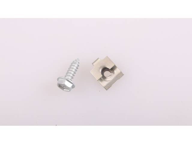 Dash Speaker Fastener Kit, 2-pc OE Correct AMK Products reproduction for (71-81)