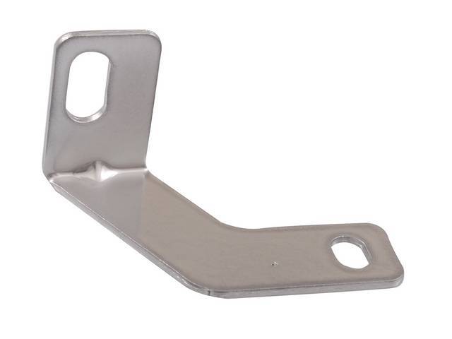 BRACKET, Radio Support, AM and AM/FM, OE style mounting bracket helps keep the OE radio stable in the dash, Repro