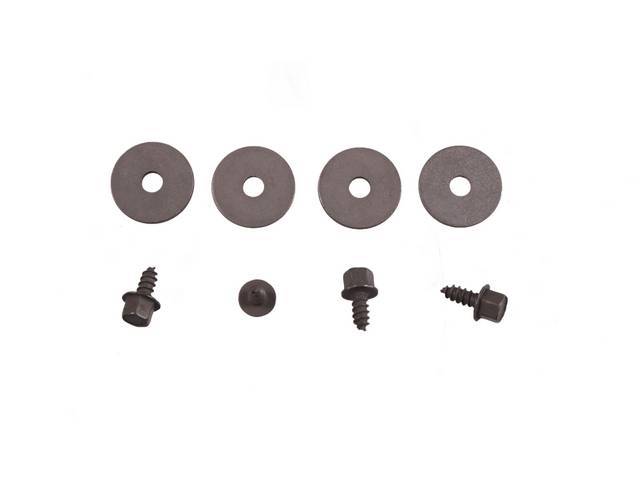 Console Gauge Cluster Fastener Kit, 8-pc screw and washer kit for (68-69)