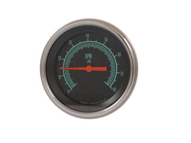 Tachometer Gauge, Classic Instruments, G-Stock Series 