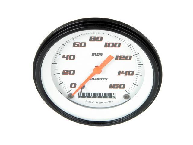Gauge, Speedometer, Velocity White Series 