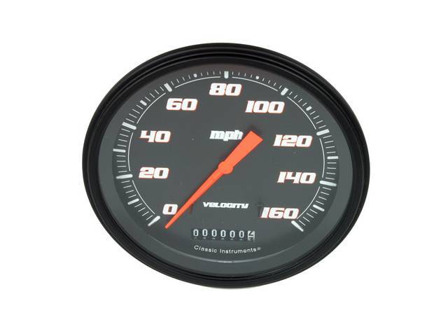Gauge, Speedometer, Velocity Black Series 