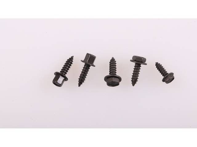 Heater Control Cables Fastener Kit, W/ AC, 5-pc OE Correct AMK Products reproduction for (71-72)