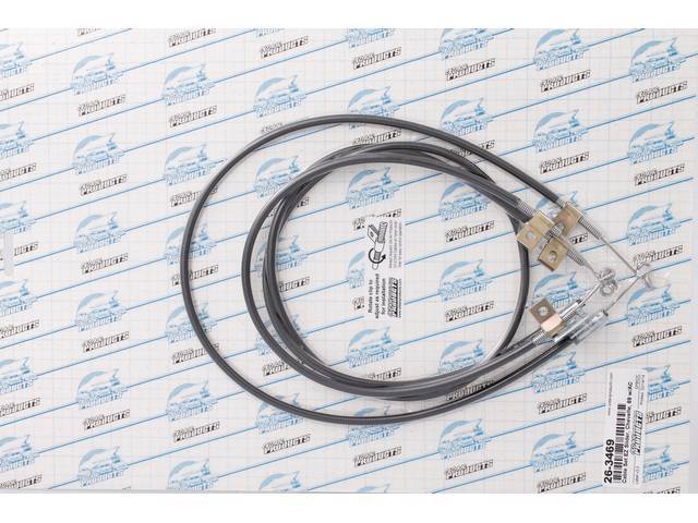 CABLE SET, A/C / Heater Control, incl three cables to operate A/C and heating system, repro