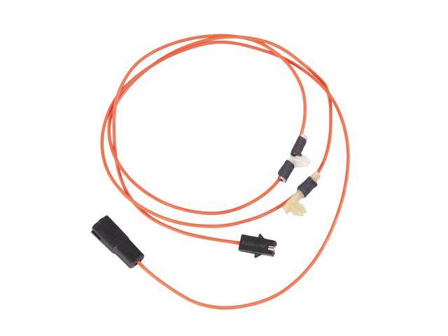 EXTENSION HARNESS, Trunk Light, OE Style Repro   ** incl in trunk light assy p/n C-9988-2A **
