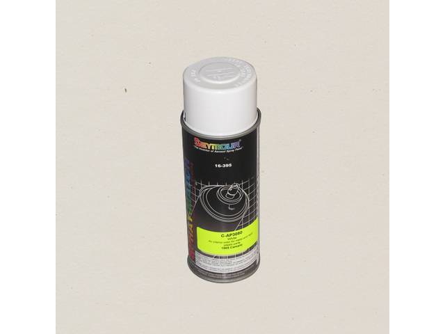 INTERIOR PAINT, ACRYLIC LACQUER, Ivory / White (can states White), 12 fluid ounce spray can