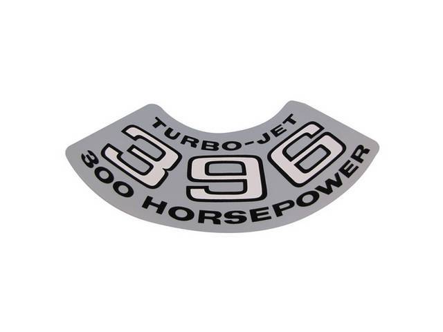 DECAL, AIR CLEANER, 396 TURBO-JET 300HP (3994048)