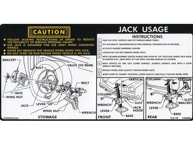 DECALS, Jack Instruction, Reproduction