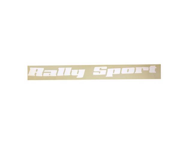 DECAL, Body, *Rally Sport*, White, Repro