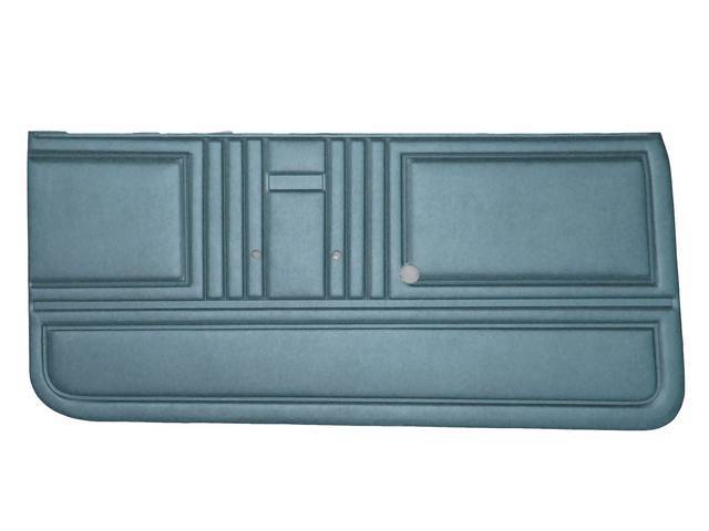 Premium Quality Light Blue Standard Inside Front Door Panel Set for (1967)