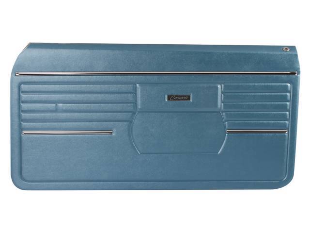 Premium Quality Blue Standard Pre-Assembled Inside Door Panel Set for (1968)