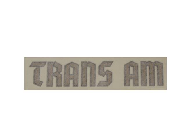 DECAL, Legend, *TRANS AM*, German Style, Gold, Repro