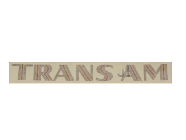 Trans Am Legend / Front Bumper Cover Decal, Gold / Yellow / Orange / Black, Repro