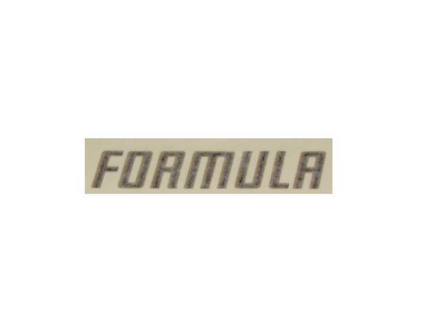 DECAL, Bumper Cover, Front, *FORMULA*, Gold, Repro