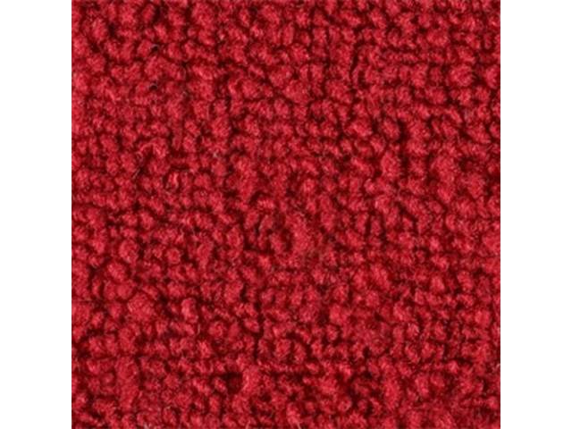 CARPET, Fold Down, Raylon (Loop Style), Red
