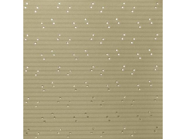 HEADLINER, Perforated Grain, Beige / Neutral / Sandalwood, incl headliner and material to cover one pair of sunvisors, Repro
