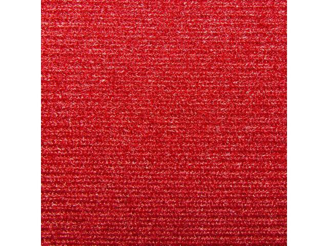 Cloth Headliner Material with Foam Backing, Dk Red / Dk Firethorn / Carmine / Oxblood, reproduction