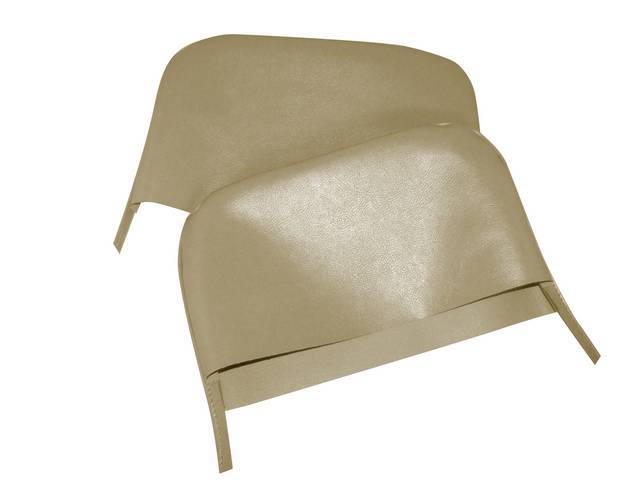 COVER SET, Head Rest, Mustard Gold