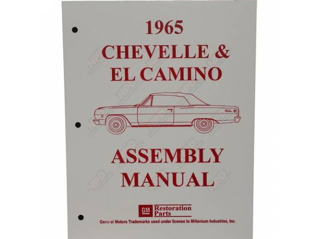 Factory Assembly Manual, Reprint for (1965)