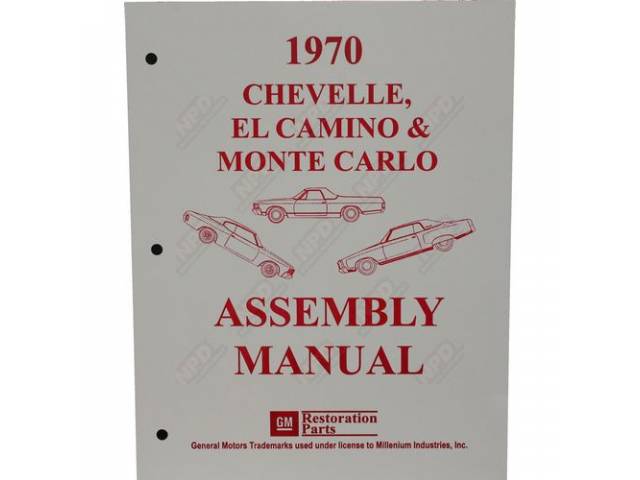 Factory Assembly Manual, Reprint for (1970)