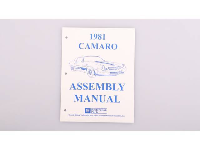 Factory Assembly Manual, Reprint for (1981)