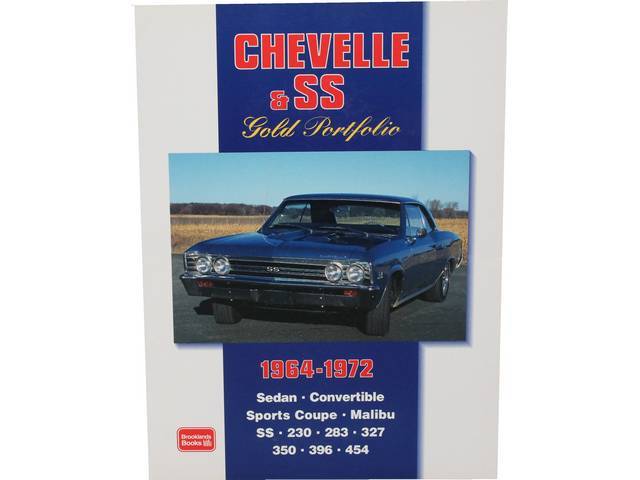 1964-72 Chevelle Muscle Portfolio Book, 140 pages with 250 illustrations 