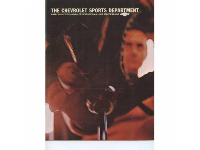 BOOK, Sales Brochure, Original Printing by GM, 24 pages of color Photos, ** Sports Department **