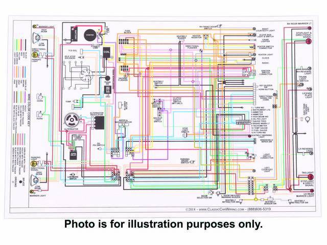 Download MANUAL, Wiring Diagram, full color, laminated, 17 Inch x 11 Inch, wiring diagram is OE color ...