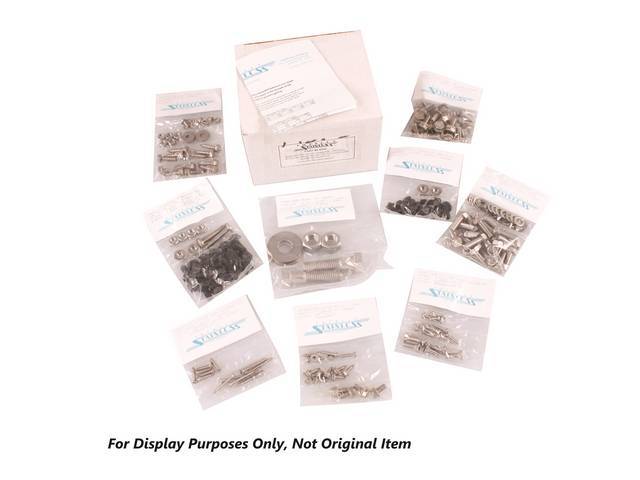 Stainless Master Body Hardware Kit, 577-pc, button and socket head bolts, Totally Stainless