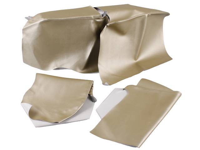 ARM REST AND WELL COVER SET, Inside Quarter, Ivy Gold, (4)