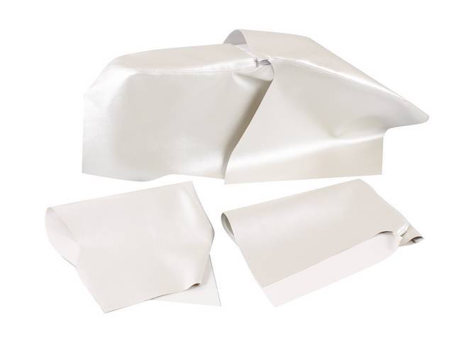 ARM REST AND WELL COVER SET, Inside Quarter, Parchment, (4)