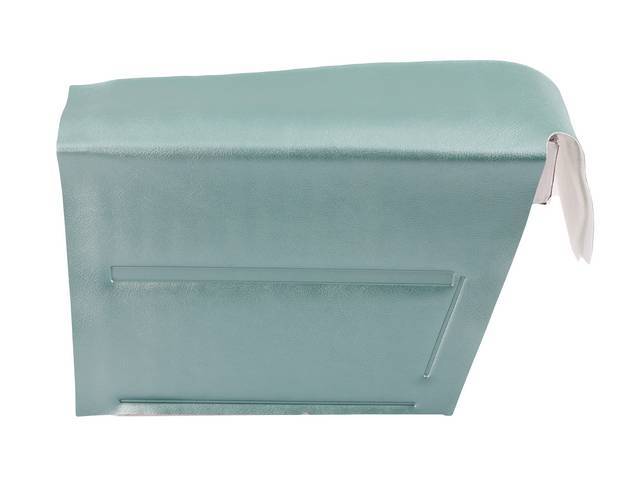 Panel Set, Inside Quarter, Dlx, Turquoise  <p><strong>Note:</strong></p><p>Note: These panels do not include the top garnish rails (usually plastic or metal) or the windowfelts. Windowfelts can be purchased separately from NPD, the customer must re-use or