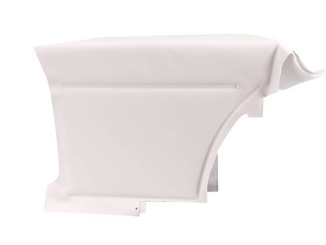 Panel Set, Inside Quarter, Dlx, Ivory  <p><strong>Note:</strong></p><p>Note: These panels do not include the top garnish rails (usually plastic or metal) or the windowfelts. Windowfelts can be purchased separately from NPD, the customer must re-use origin