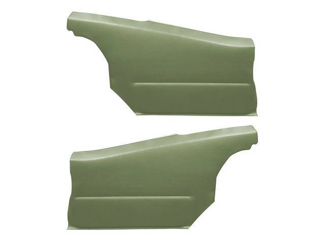 Premium Pre-Assembled Deluxe Inside Quarter Panel Set, Light Green