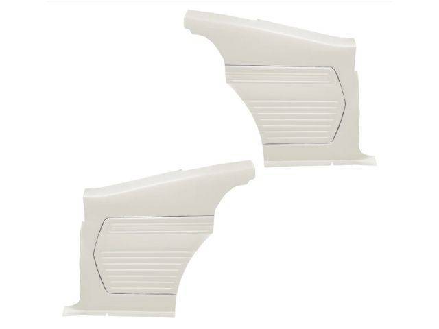 Frost White Premium Standard Interior Inside Quarter Panel Set, Madrid Grain Vinyl, Pre-Assembled