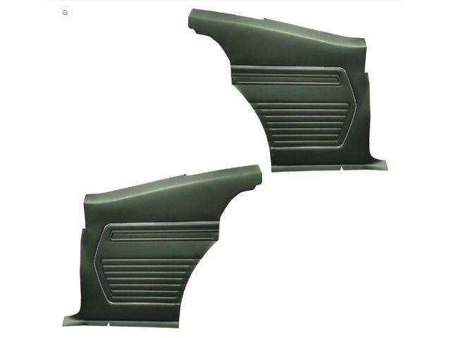 Dark Green Premium Standard Interior Inside Quarter Panel Set, Madrid Grain Vinyl, Assembled