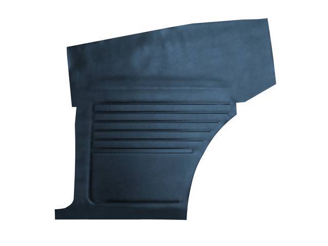 Premium Inside Quarter Panel Set, Std, Blue, Madrid Grain Vinyl, Un-Assembled