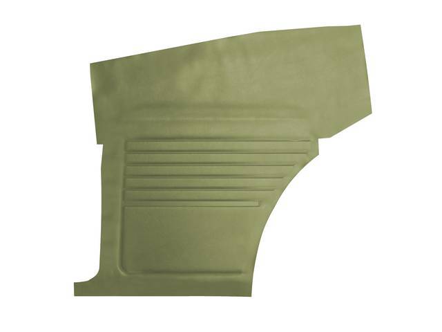 Premium Inside Quarter Panel Set, Std, Willow Gold, Madrid Grain Vinyl, Un-Assembled