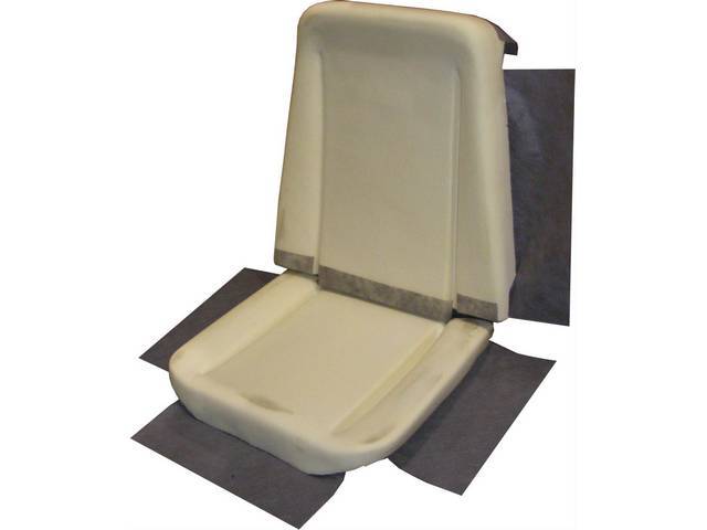 Molded Bucket Seat Foam, restoration quality reproduction