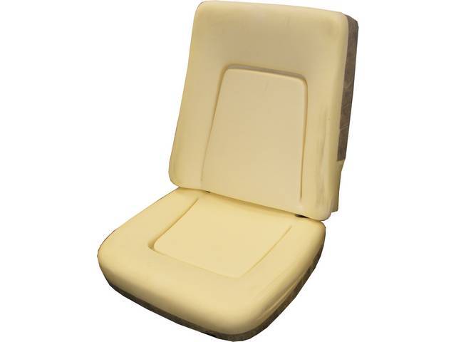 Molded Bucket Seat Foam, Standard Interior, professional quality reproduction