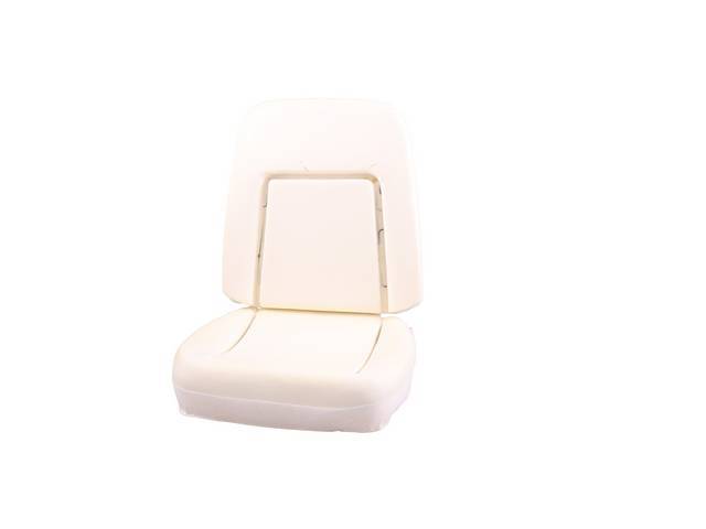 Molded Bucket Seat Foam, Deluxe Interior, restoration quality reproduction