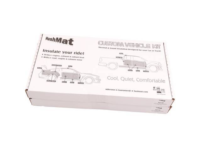 HushMat Complete Vehicle Kit, Silver backing, Incl floor pan / firewall / doors / trunk and roof sections