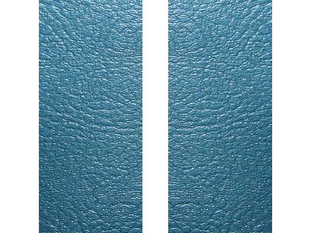 Restoration Quality Bright Blue W/ White Stripe Deluxe Front RH / Passenger Side Bucket Upholstery