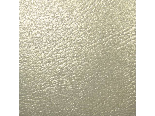Restoration Quality RH / Passenger Side Parchment / Pearl Metallic Deluxe Front Bucket Upholstery