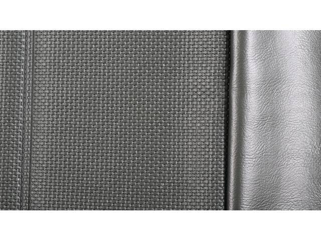 Restoration Quality Standard Interior Rear Seat Upholstery Set, Dark Metallic Green