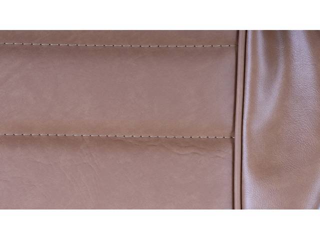 Restoration Quality Standard Interior Rear Seat Upholstery Set, Camel Tan