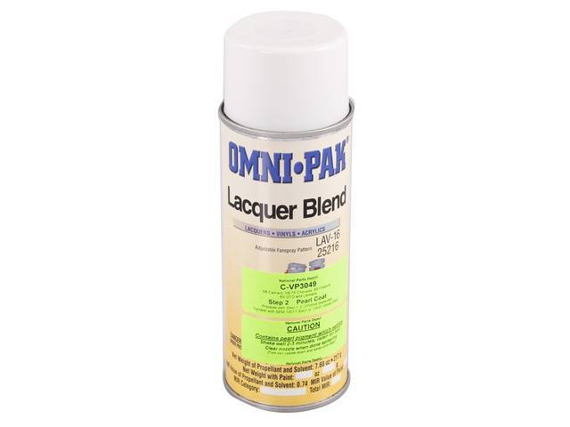 INTERIOR VINYL DYE, Pearl / Parchment, Step 2 (Pearl Coat), 12 fluid ounce spray can